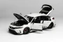 MOTORHELIX 1:18 Honda Civic TYPE R (FL5) HKS Livery Championship White