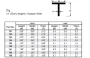 766 - .141" (3.6mm) OPAQUE WHITE POLYSTYRENE T SHAPE