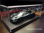 1/18 Carbon Fiber Pattern Display Case w/ LED Light
