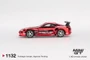 Mini GT Toyota Supra (A80) Top Secret GT-300 Top Secret Red Chrome