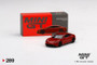 Mini GT Porsche Taycan Turbo S Carmine Red