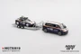 Mini GT Porsche 911 Dakar #718 / Volkswagen ID. Buzz Porsche Centrum Gelderland Roughroads Set