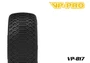 VP-PRO 817 Hyperdrive Evo 1/8 Offroad Buggy Tires Pre-Glued on Yellow Rims - MC31 Super Soft Clay Compound (2 Pcs)