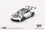 Porsche 911 (992) GT3 RS Weissach Package White with Indigo Blue