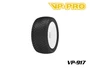 VP-PRO 917 Hyperdrive Evo 1/8 Offroad Truggy Tires Pre-Glued on White Rims - MC31 Super Soft Clay Compound (2 Pcs)