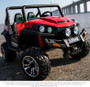 New 24V Polaris Style 2 Wheel Drive ride on Two seats w/ Rubber tyres (Red)