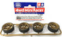 Tamiya - Large Diameter Narrow Lightweight Wheels w/Arched Tires