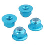 HSP 102248 lock nut for 1:10 car or buggy / truck ( blue) M3