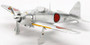 Tamiya - 1/72 Mitsubishi A6M5 (ZEKE) Zero Fighter Silver Plated Plastic Model Kit [10316]