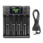 LiitoKala LII-S4 LCD  Charger 3.7V 18650 18350 18500 16340 21700 20700B 20700 14500 26650 1.2V AA / AAA