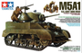 Tamiya - 1/35 US Light Tank M5A1 Pursuit Operation Plastic Model Kit w/4 Figures [35313]