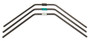 Team Associated RC8B3 FT Front Anti-roll Bars, 2.3-2.5 mm