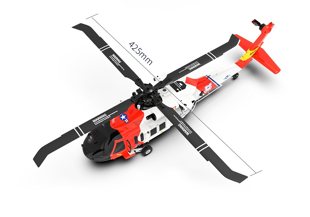 WYFTOY YU XIANG F09-H SH60 Seahawk RC elicottero modello 1/47 scala (include FC GPS/RTF versione