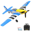 VOLANTEXRC 4-CH P51 Mustang WWII Airplanes with Xpilot Stabilization System(761-5V2 Blue)