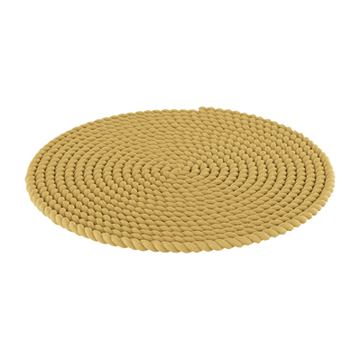 Yellow Round Rug