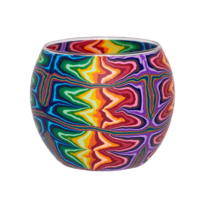Rainbow Ceramic Vase