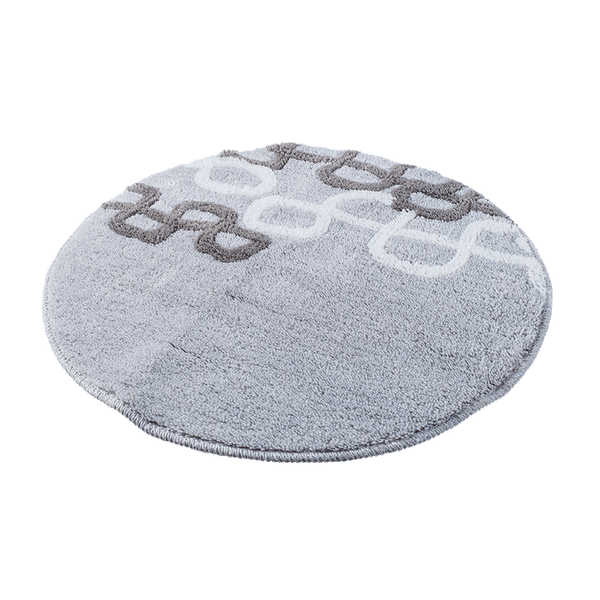 Grey Round Rug