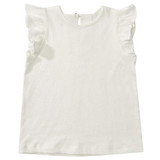 Edie Frill Top, White