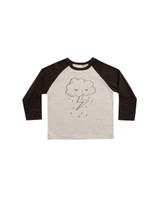 Raglan Tee, Vintage Black