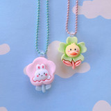 Gacha Spring Flower Kids Necklaces - Easter