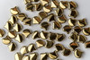 Ginkgo Leaf Bead - Polished Brass