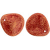 Rose Petals 14mm - Red Antique Shimmer