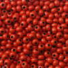 Heavy Metal Round Seed Bead - Orange Bright