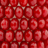 Rondelle (9x6mm) - Fire Engine Red Opaline