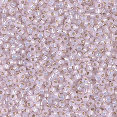 Round Seed Bead by Miyuki - #643 Dyed Pink Transparent