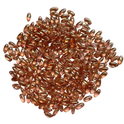 Rizo Beads - #14495 Clear Red Luster *Discontinued*