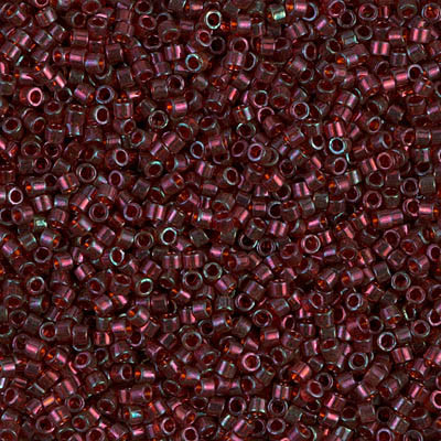 Delica Seed Bead - #0105 Garnet Gold Luster