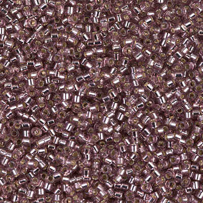 Delica Seed Bead - #0146 Smoky Amethyst Transparent Silver-Lined