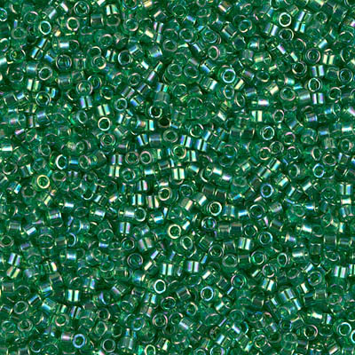 Delica Seed Bead - #0152 Green Transparent Rainbow