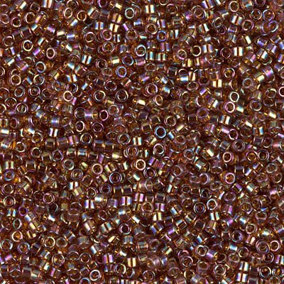 Delica Seed Bead - #0170 Topaz Transparent Rainbow