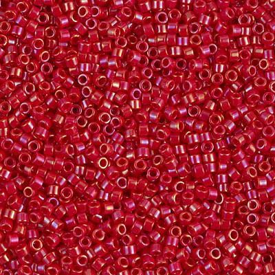 Delica Seed Bead - #0214 Red Opaque Luster