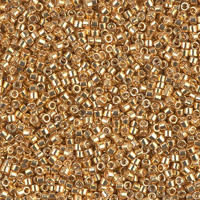 Delica Seed Bead - #0410 Yellow Gold Galvanized