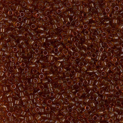 Delica Seed Bead - #0709 Dark Topaz Transparent