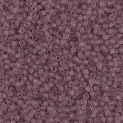 Delica Seed Bead - #0765 Smoky Amethyst Transparent Matte