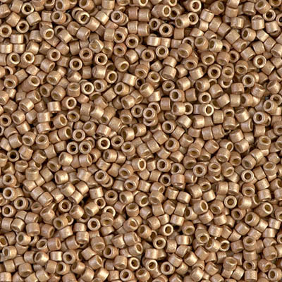 Delica Seed Bead - #1834F Duracoat Galvanized Champagne Matte