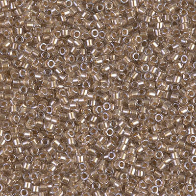 Delica Seed Bead - #0907 Beige Inside Color Lined Sparkle