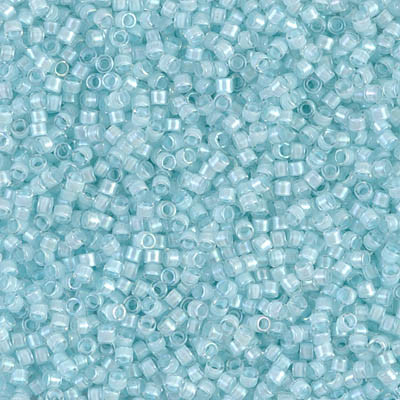 Delica Seed Bead - #0078 Aqua Mist Inside Color Lined Luster