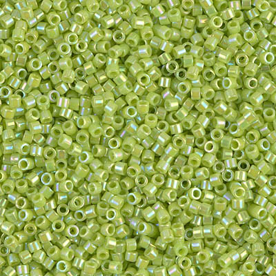 Delica Seed Bead - #0169 Chartreuse Opaque Rainbow