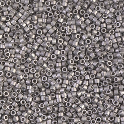 Delica Seed Bead - #0338 Palladium Plated Matte