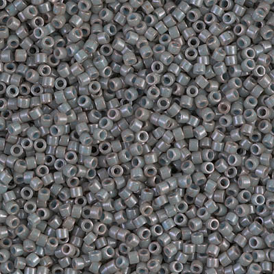 Delica Seed Bead - #0652 Dyed Gray Opaque