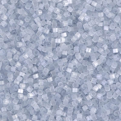 Delica Seed Bead - #0677 Light Gray Silk Satin - *Discontinued*