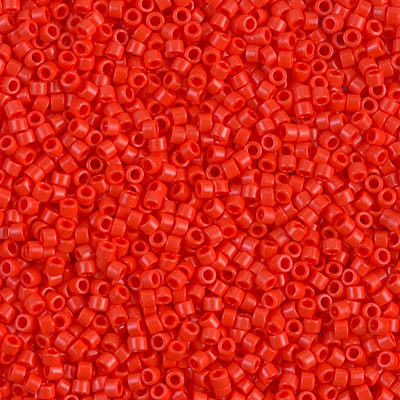 Delica Seed Bead - #0727 Vermillion Red Opaque