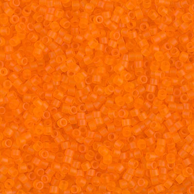 Delica Seed Bead - #0744 Orange Transparent Matte