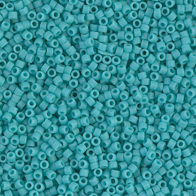 Delica Seed Bead - #0759 Turquoise Green Opaque Matte
