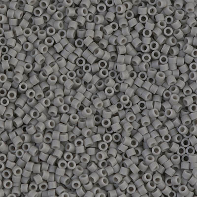 Delica Seed Bead - #0761 Gray Opaque Matte