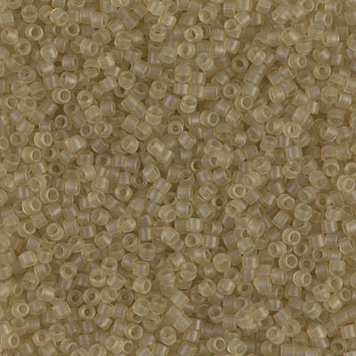 Delica Seed Bead - #0771 Dyed Saffron Transparent Semi-Matte